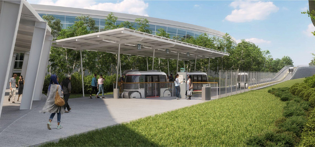 Glydways’s personal rapid transit system (concept image)
