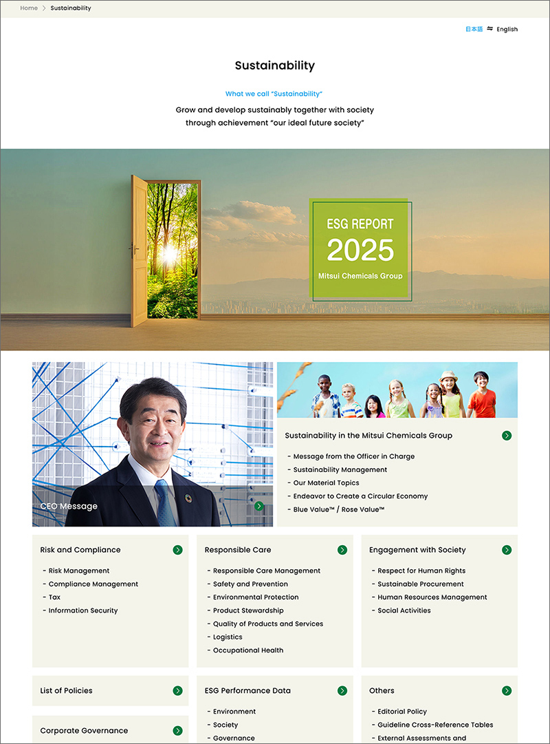  Mitsui Chemicals Group ESG Report 2024