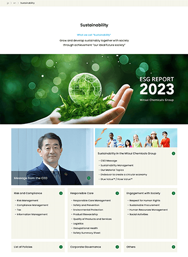  Mitsui Chemicals Group ESG Report 2022