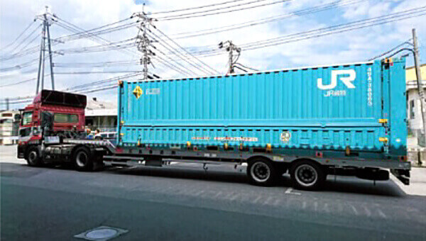 To realize container round use