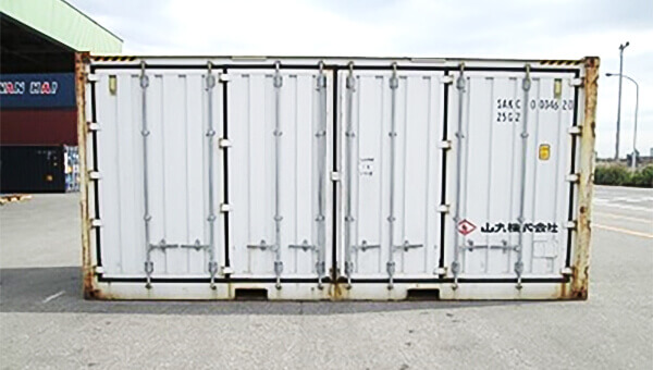 Side-end opening containers