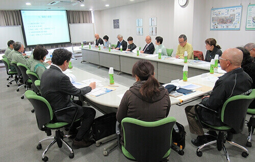 Opinion exchange meetings at Nagoya Works