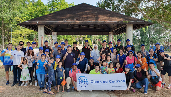 Activities at Pasir Ris Park by six affiliated companies (Singapore)