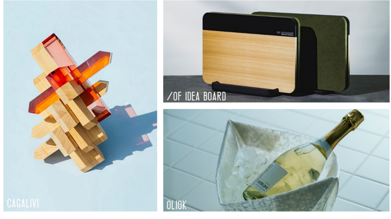 凱旋展示3作品 CAGALIVI・/OF® IDEA BOARD・OLIOK
