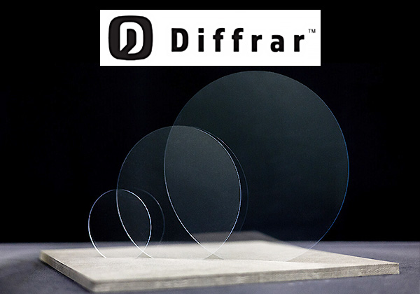Diffrar™ (ディフラ™) 左から3インチ、6インチ、8インチ