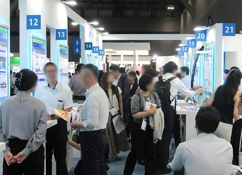 人とくるまのテクノロジー展 ブースの様子