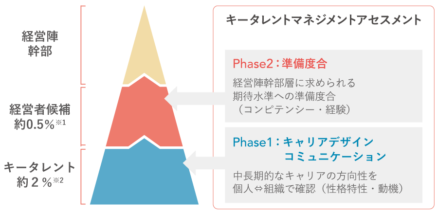 キータレントマネジメントアセスメント体系図