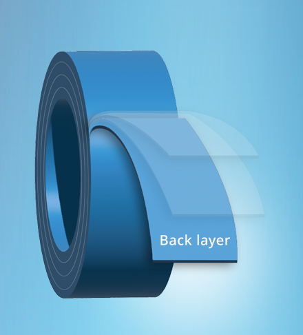 Protection film's back layer