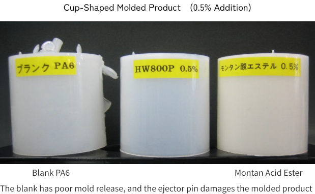 Cup-Shaped Molded Product　(0.5% Addition)