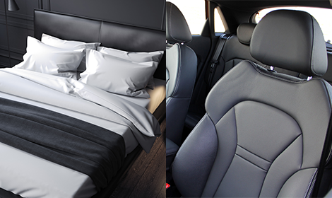 Application examples of urethane (bed, car seats)