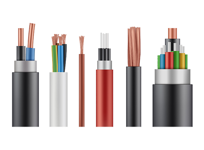 Internal insulators for various types of high-frequency cables