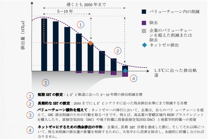 ネットゼロ基準の主要な要素