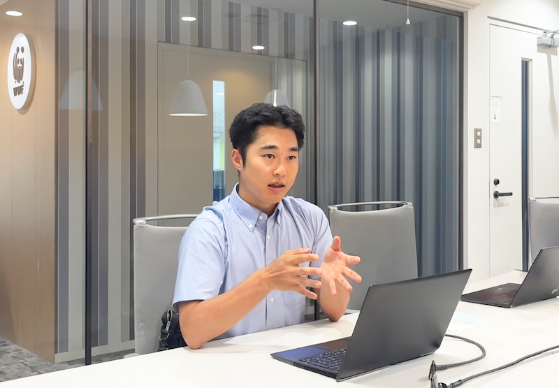 羽賀さん_取材時の様子