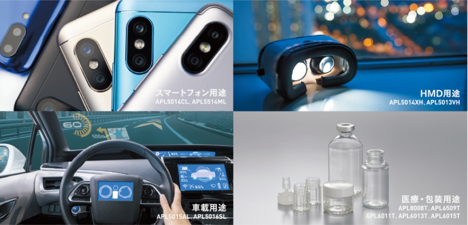 光学銘柄ラインナップ
