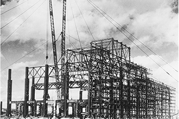 東洋高圧北海道工業所アンモニア合成工場（1941年） 写真