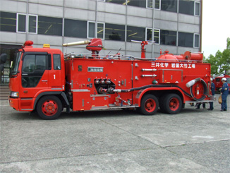 【活動報告】被災地域への大型化学消防車の貸出を実施