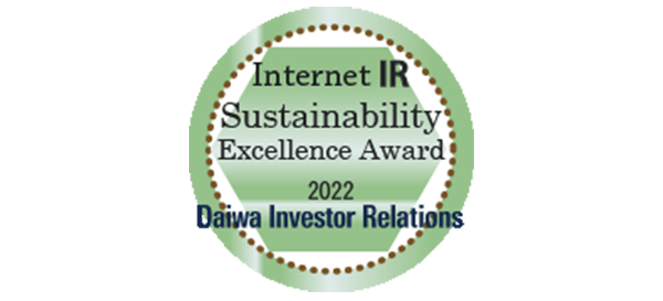 Internet IR Sustainability Excellence Award 2022
